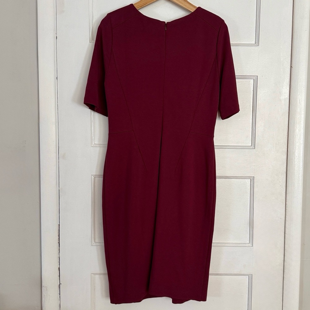 Land’s End Ponte Knit Short Sleeve Dress - Picture 3 of 13